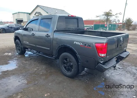 2012 Nissan Titan Pro-4X from USA, damaged, VIN 1N6AA0ECXCN328017